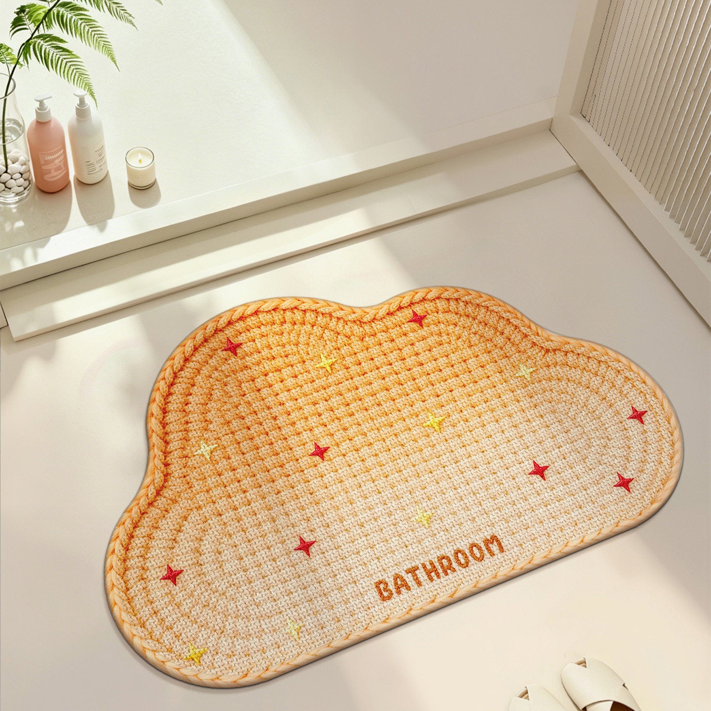 Herz-Muster Badezimmermatte Brehn