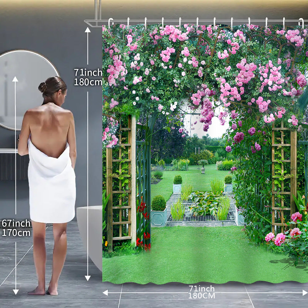 Garden Oasis Duschvorhang Brehn