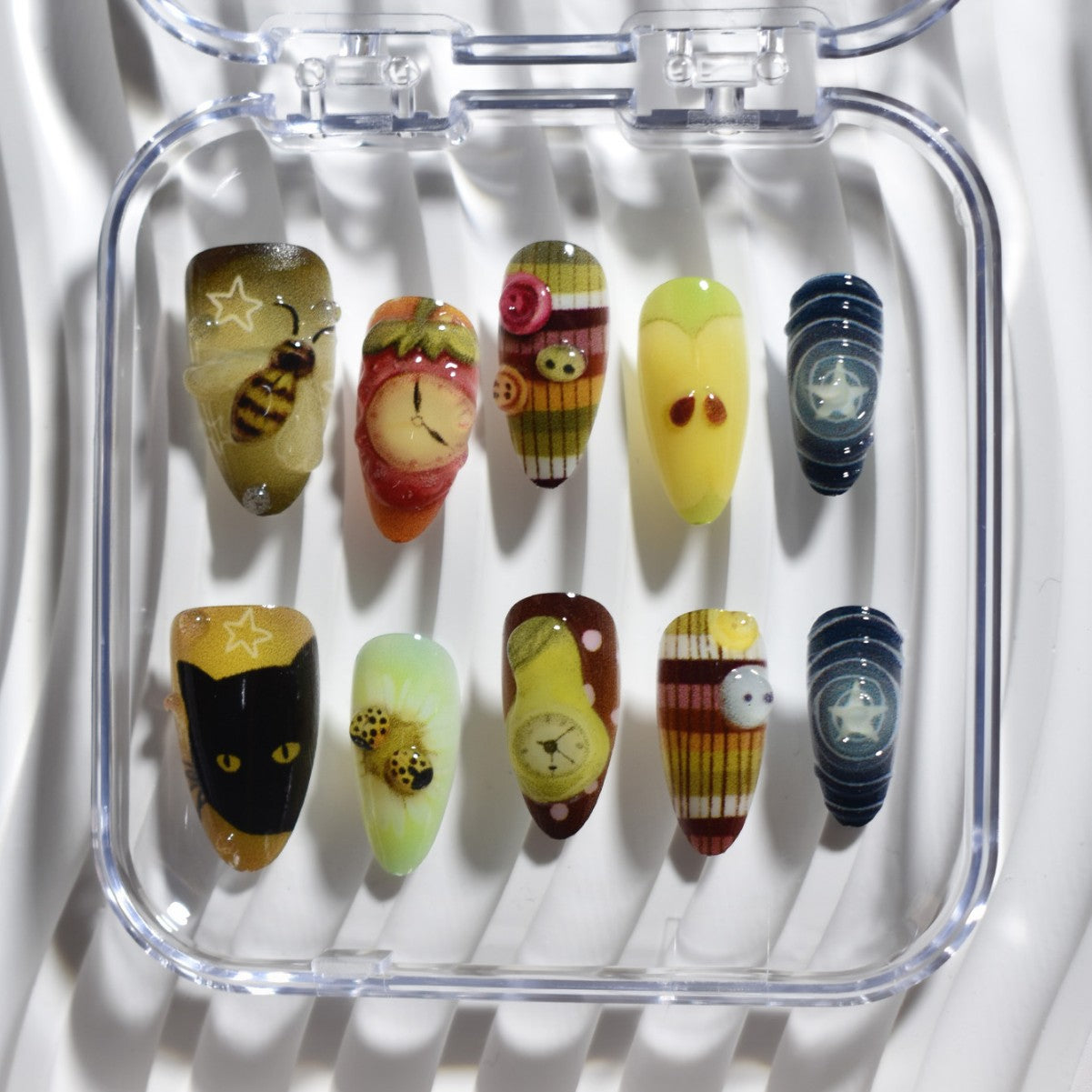Künstlerisches Nagelschmuck Set Brehn