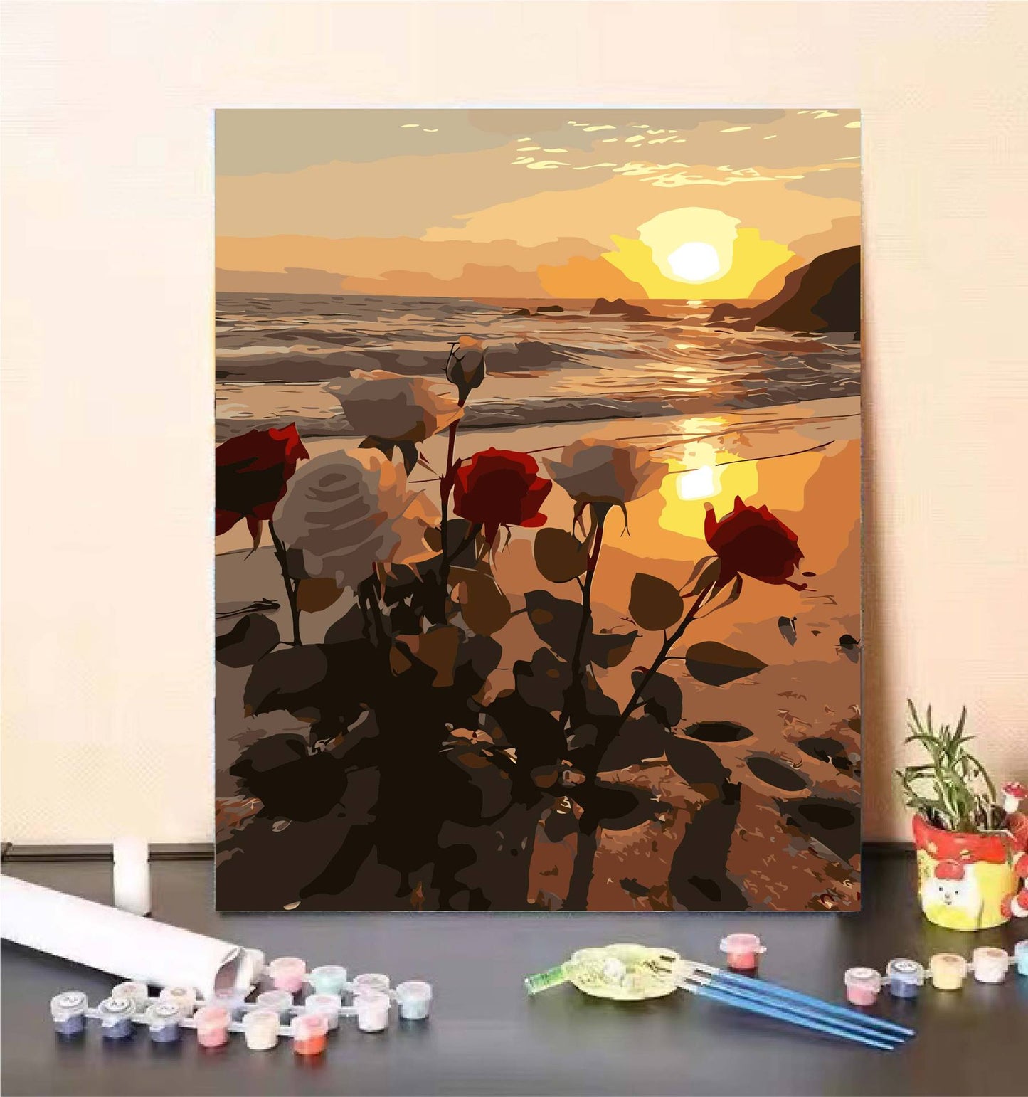 DIY Landschaft Malen nach Zahlen Kunstset Brehn