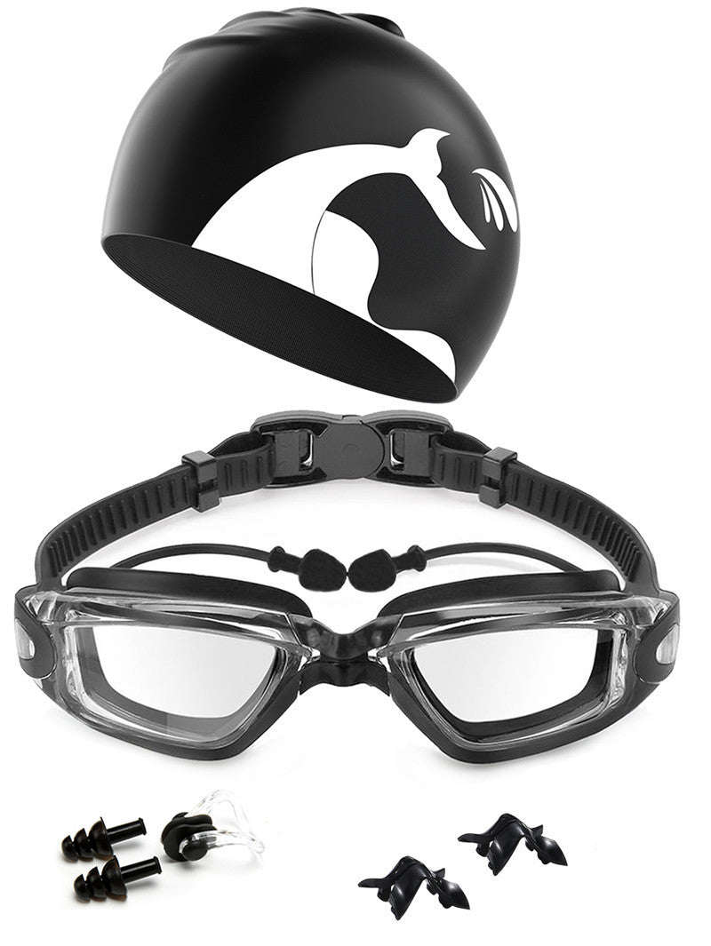 Professionelle Schwimmbrille mit Individuell Einstellbarem Kopfband Brehn