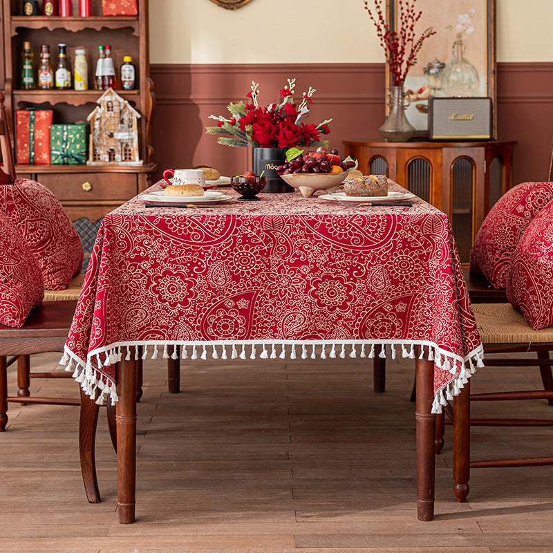 Vintage-Style Tischdecke