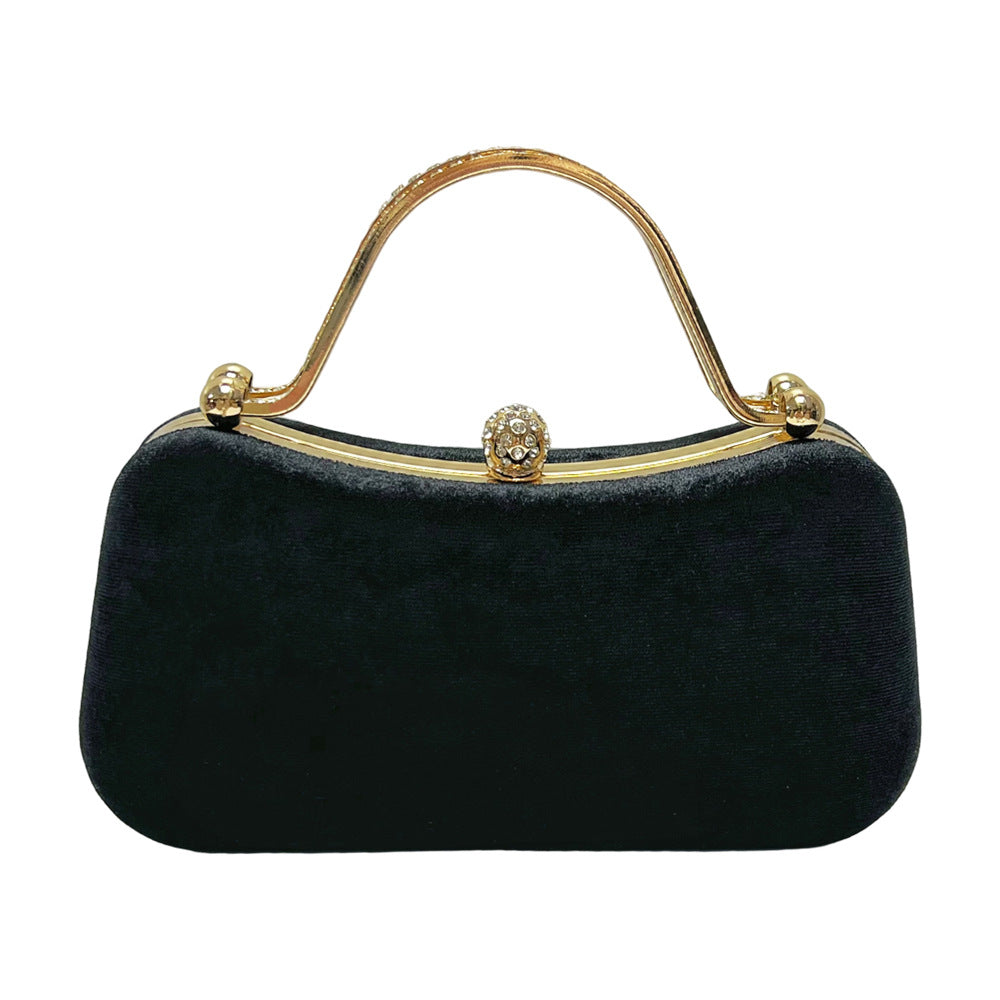 Vintage-inspirierte satin Abendhandtasche