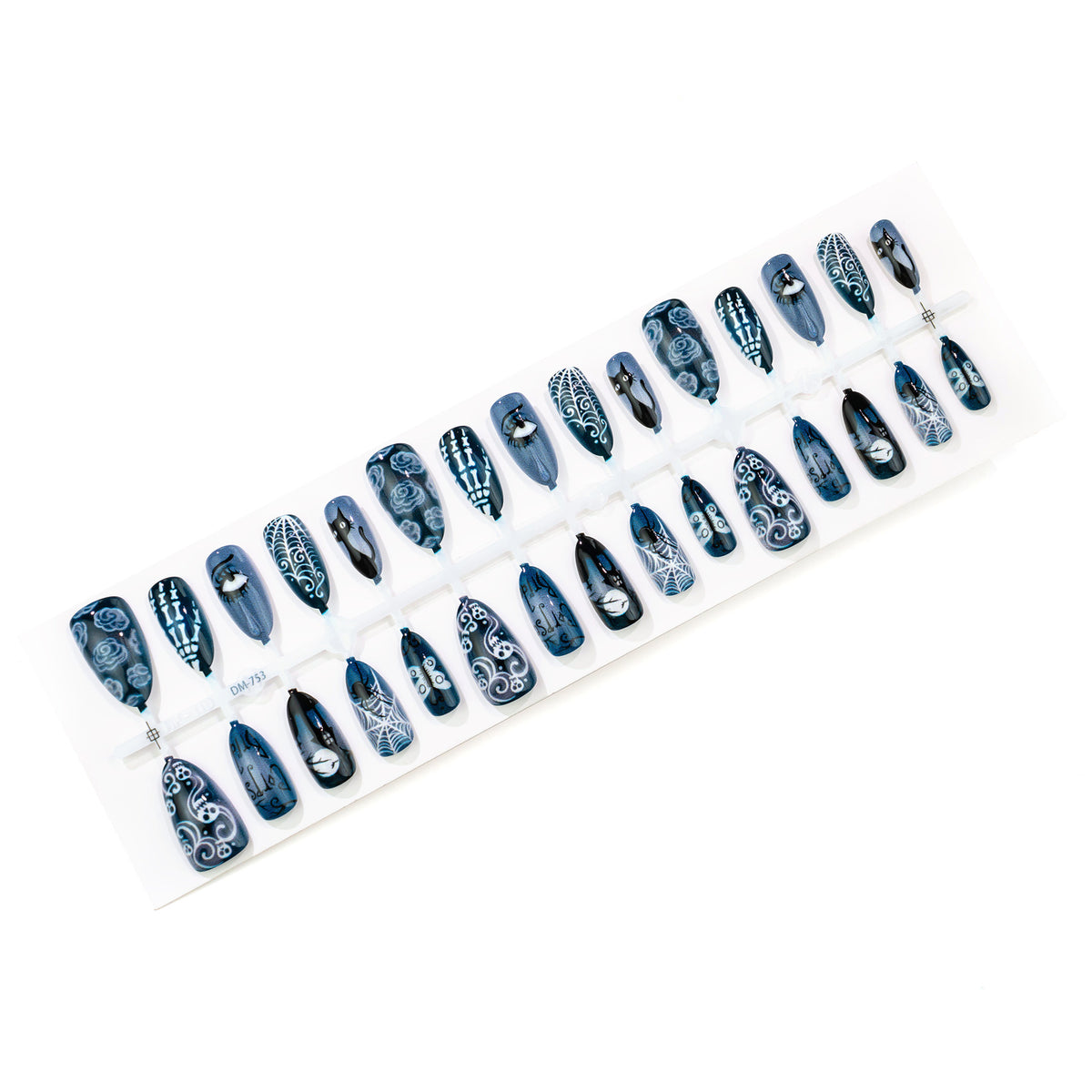 Gothic-Themen Press-On Nagelkunst Set