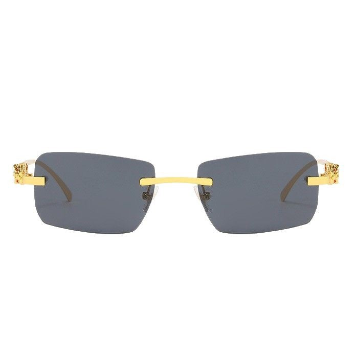 Damen Quadratische Sonnenbrille im Eleganten Stil Brehn
