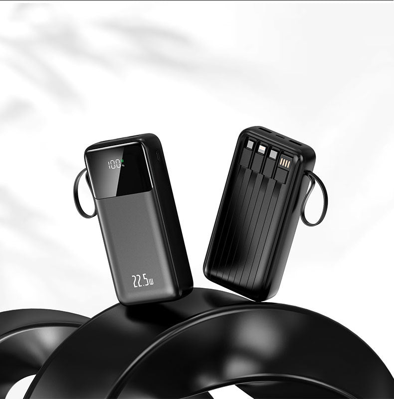 tragbare Schnelllade-Powerbank mit digitalem Display Brehn