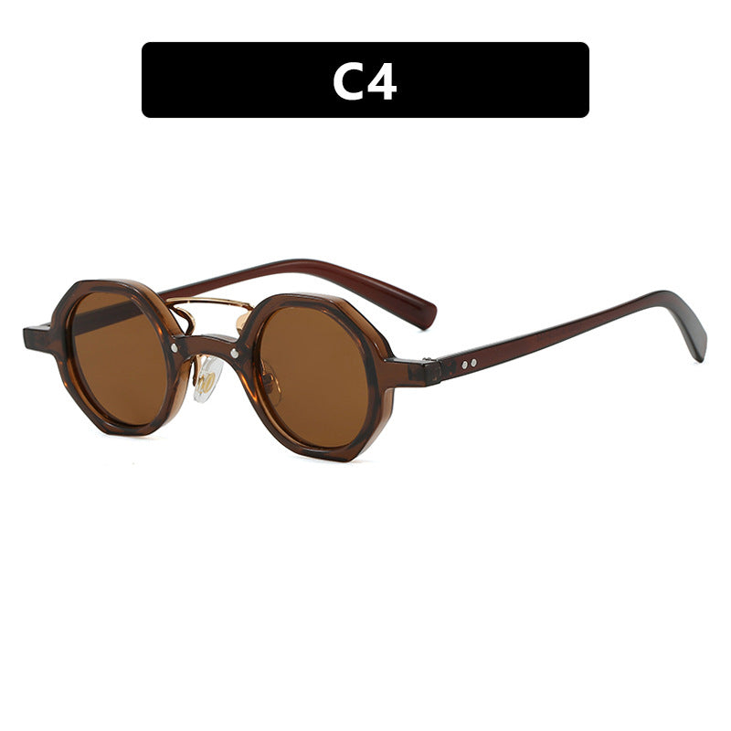 Damen stilvolle Sonnenbrille im einzigartigen achteckigen Design Brehn