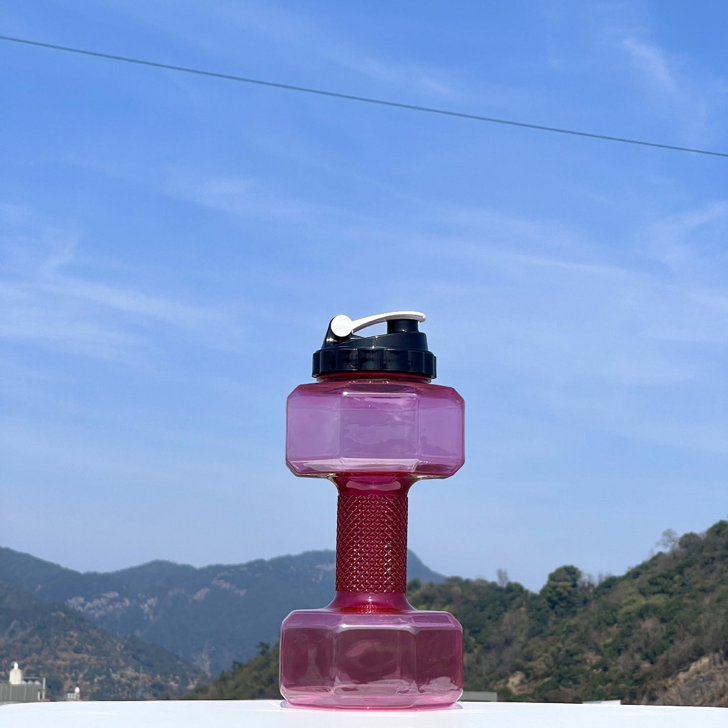 Damen Sportliche Wasserflasche Brehn