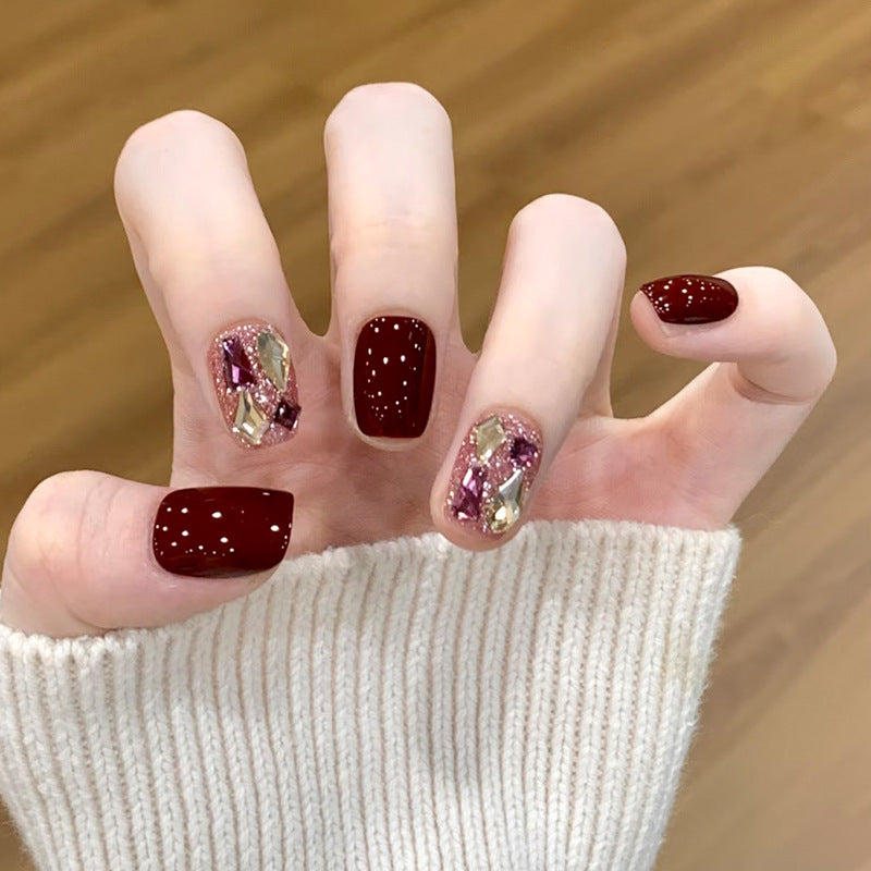 Premium Glittery Press-On Nail Set Brehn