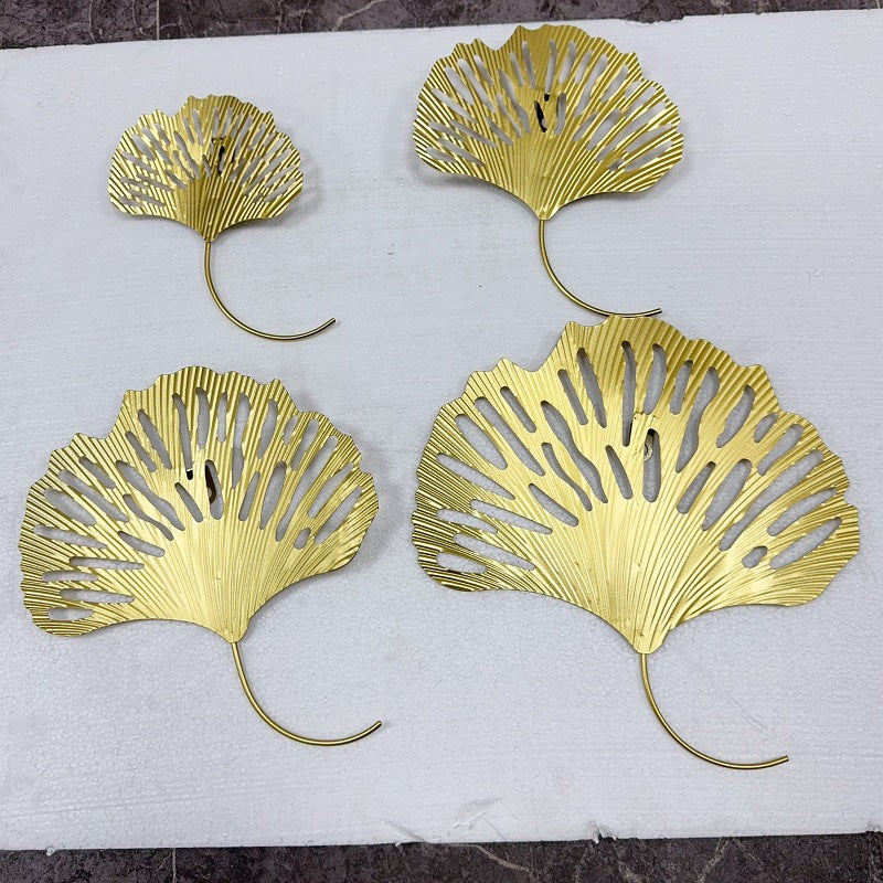Elegante Ginkgo-Blatt Wandkunst Haken Brehn