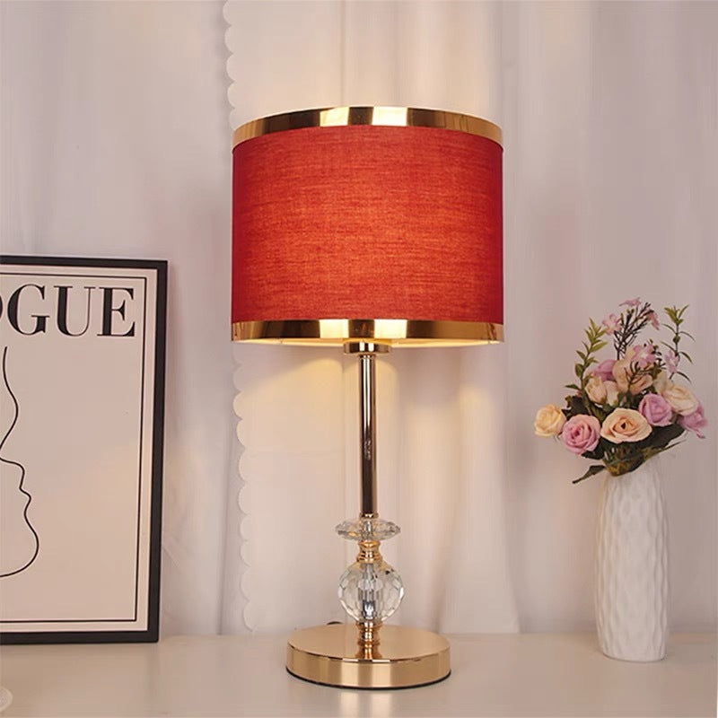 Moderne Kristall-Akzent-Tischlampe
