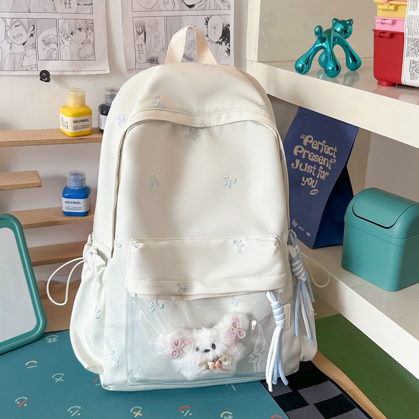 Funktionaler transparenter Rucksack