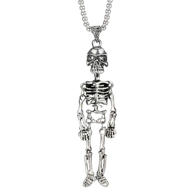 Skeleton Anhänger Halskette Brehn