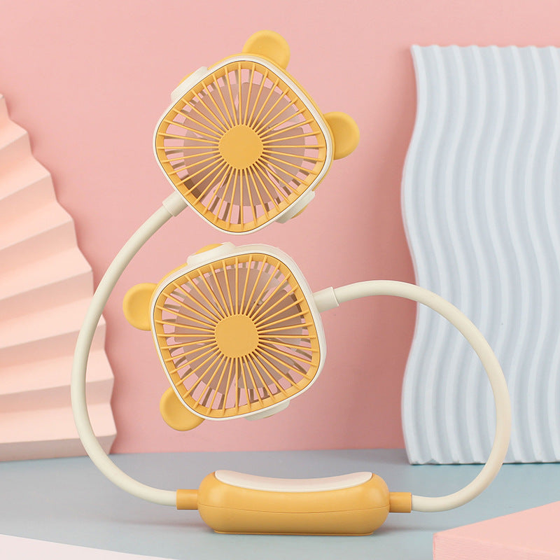 Damen tragbarer Halsventilator mit dualem Design Brehn