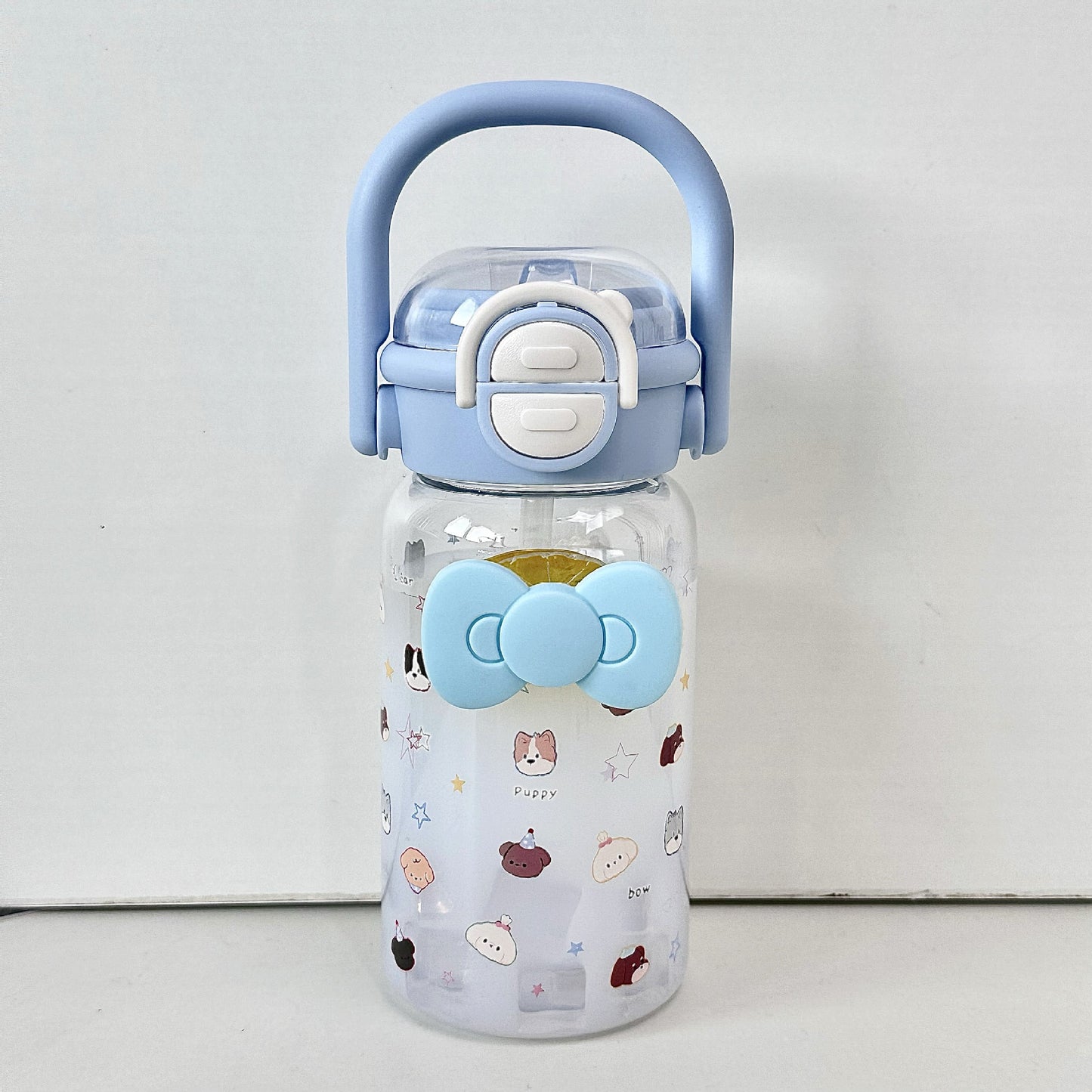 Damen Kindgerechte Trinkflasche mit fröhlichem Motiv Brehn