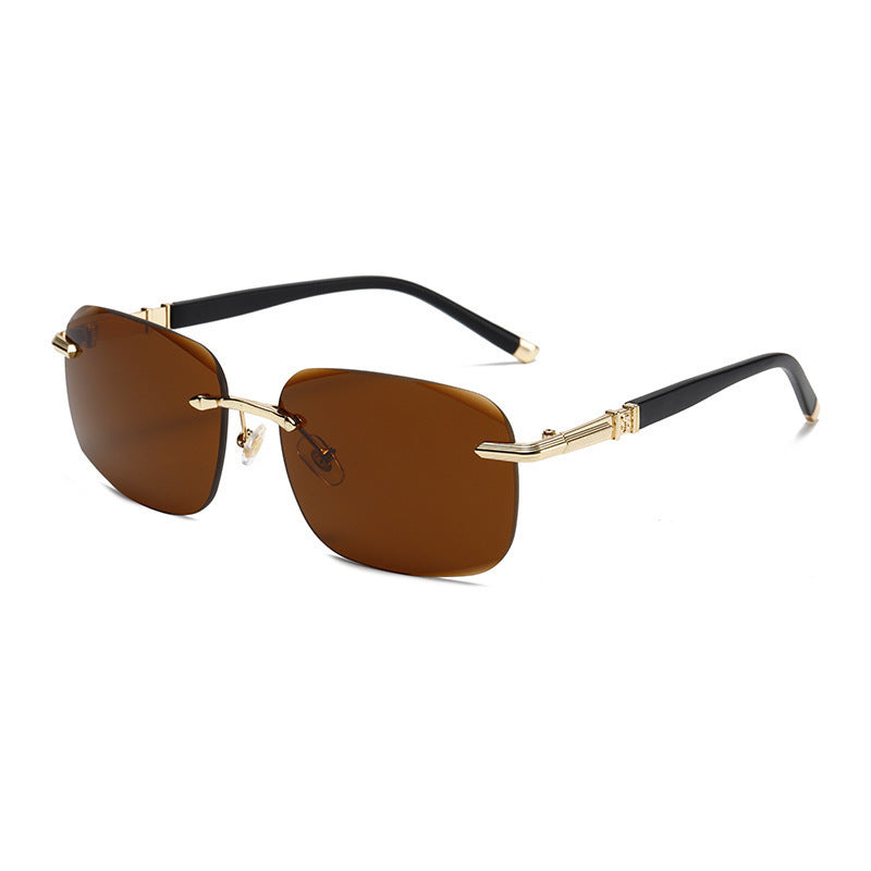 Schlanke geometrische quadratische Sonnenbrille Brehn