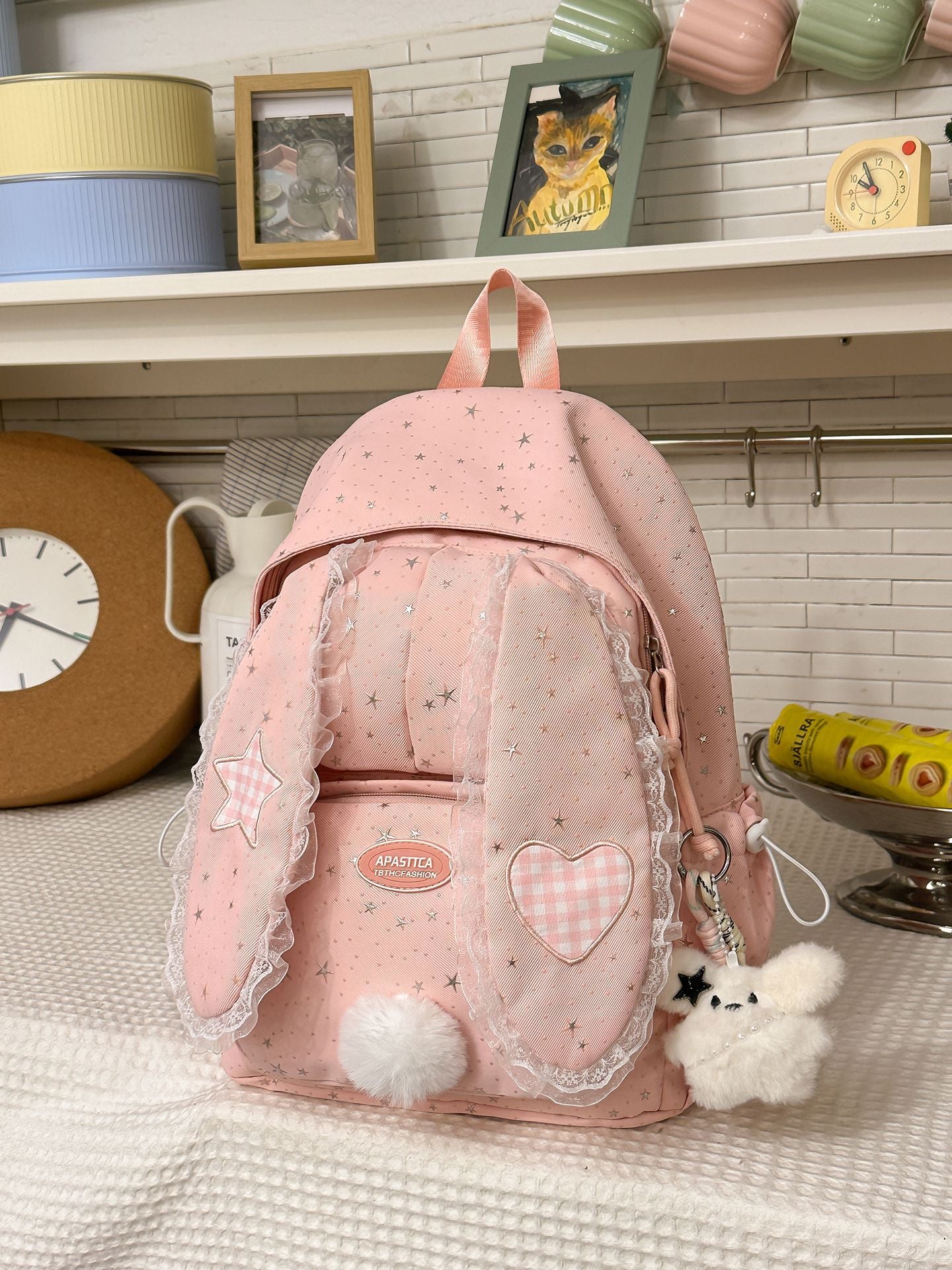 Süßer Bunny Ohr Schulrucksack