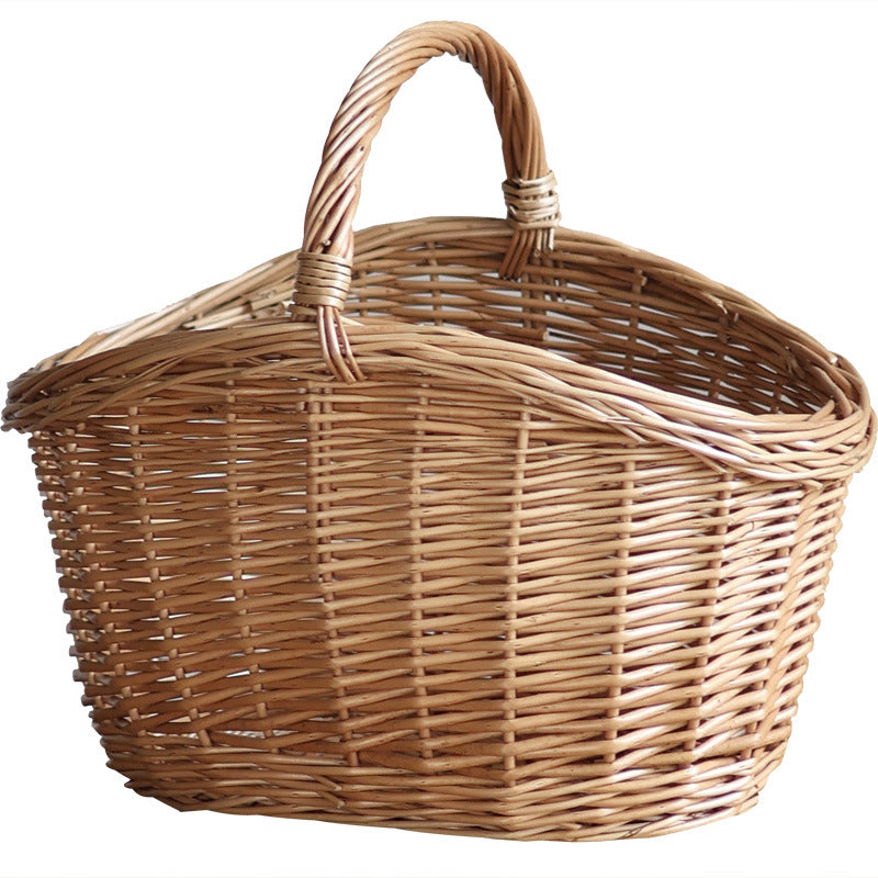 Aufbewahrungskorb aus natürlichem Rattan Brehn