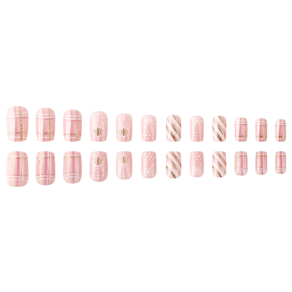Festliches Themen-Press-On-Nail-Art-Set Brehn