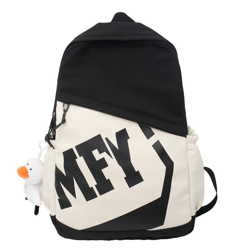 Lässiger Grafikdruck-Rucksack