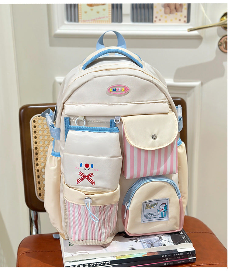 Kinderspieler multifunktionaler Schulrucksack mit mehreren Fächern