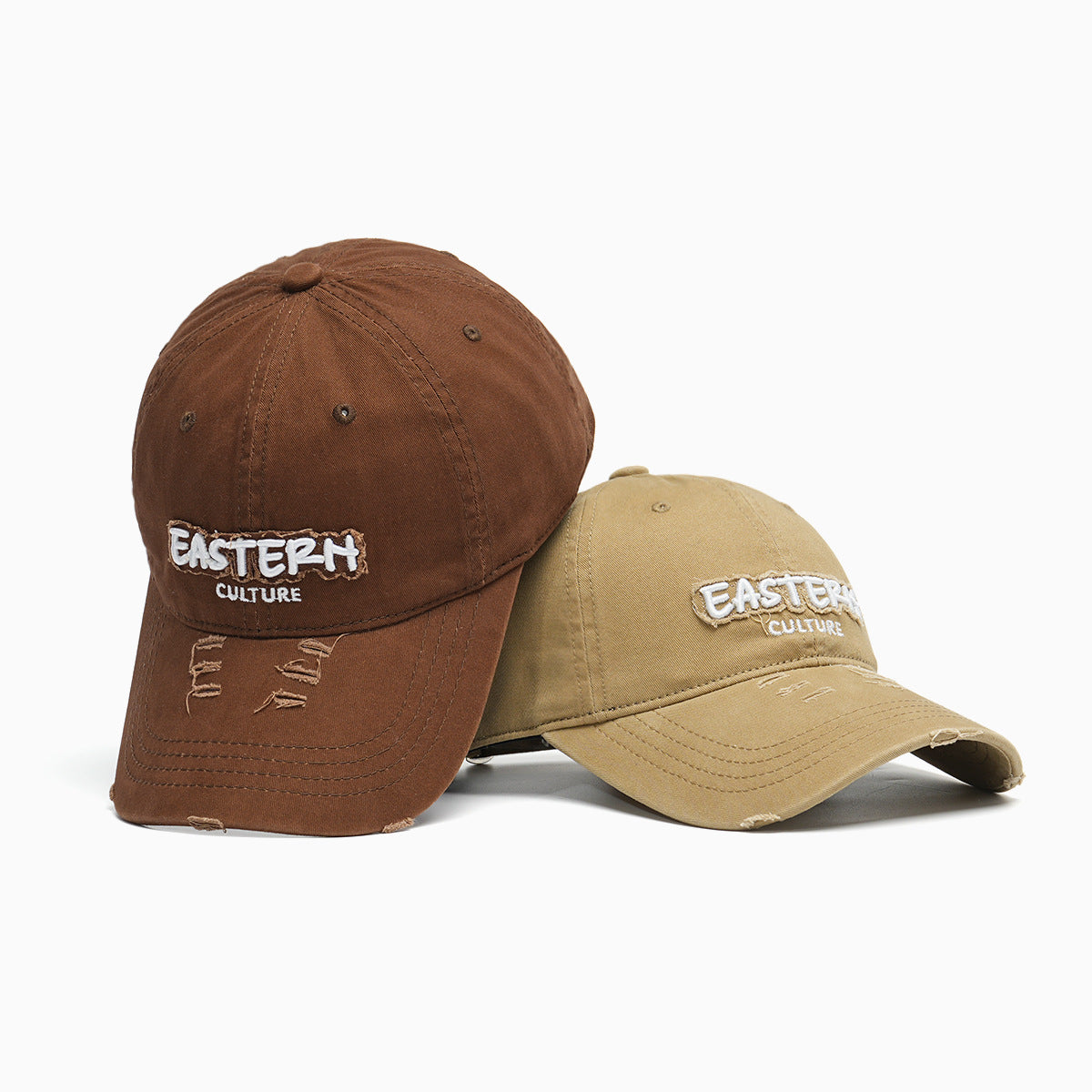 Damen lässige und stylische Destroyed-Basecap Brehn