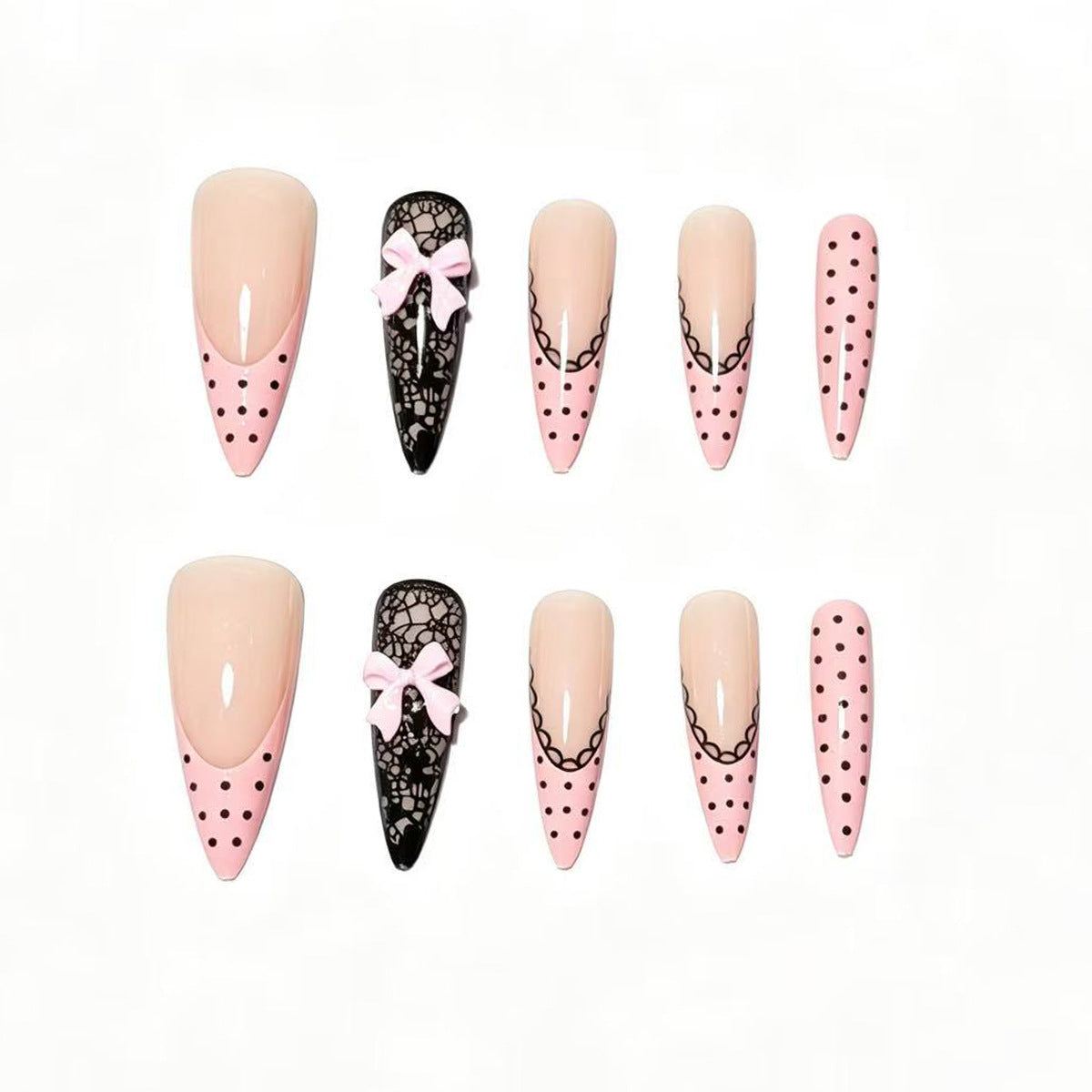 Chic Elegante Druck auf Nagelspitzen Brehn