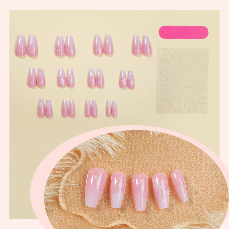 Dekorativer Press-On Nagelkunst Set mit einzigartigen floralen Mustern Brehn