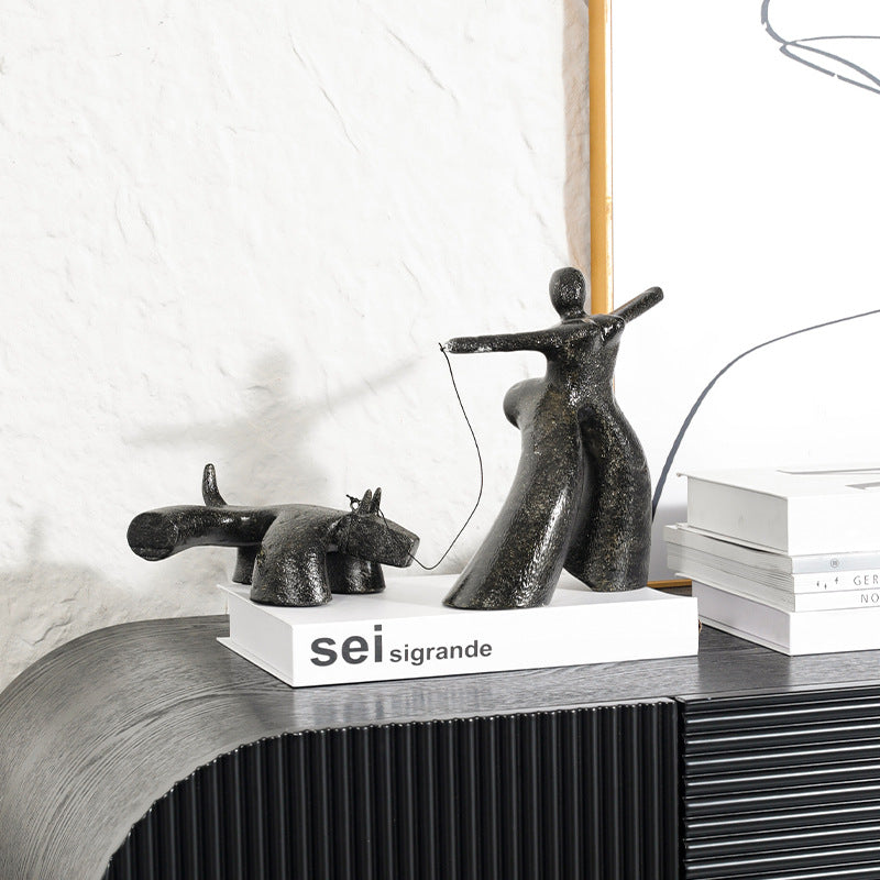 Abstrakte dekorative verspielte Figurine