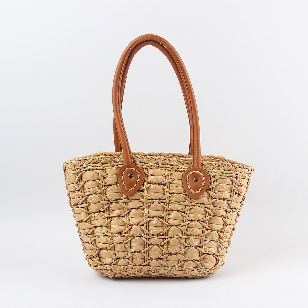 Geflochtene Strohtasche Brehn