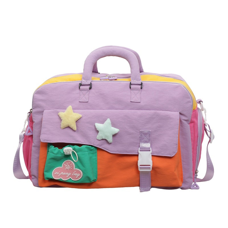 Stylische Mehrfarbige Reise-Wochenendtasche Brehn
