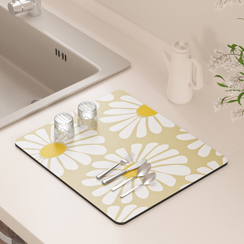 Floral Design Küchen Trockenmatte