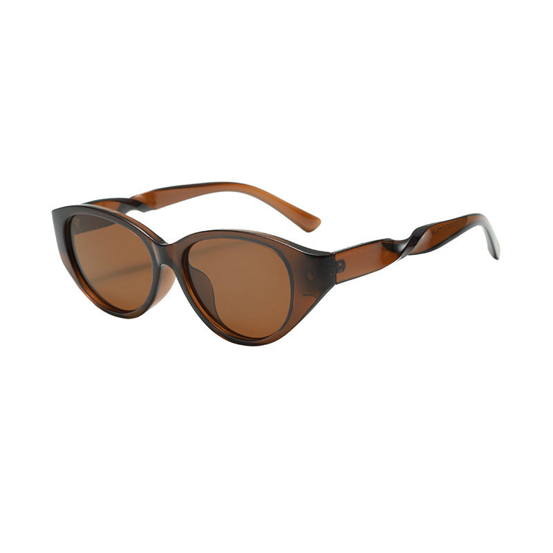 Damen Vintage-inspirierte Sonnenbrille mit strukturiertem Rahmen Brehn
