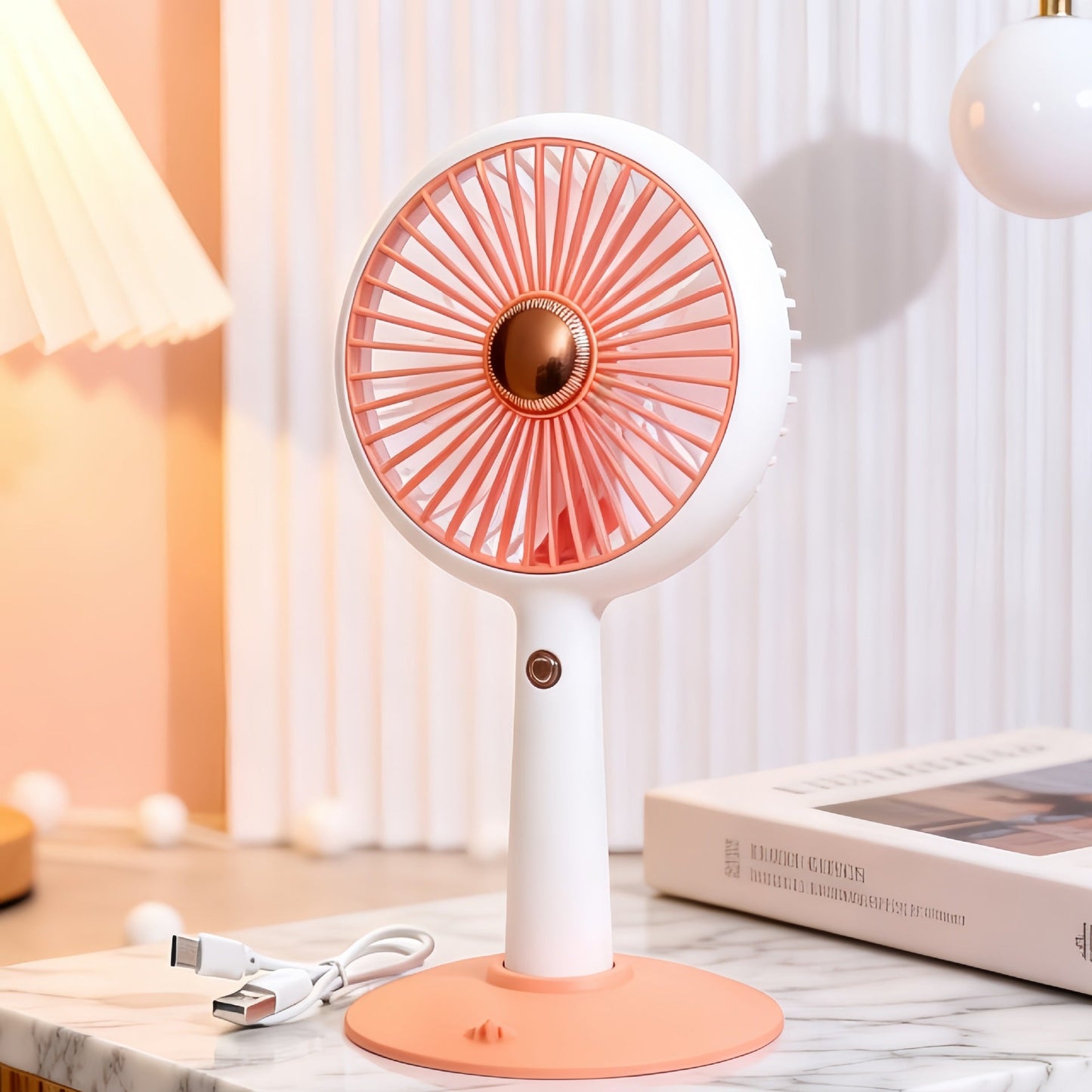 Tragbarer Tischventilator für Frauen mit verstellbarem Neigungswinkel Brehn