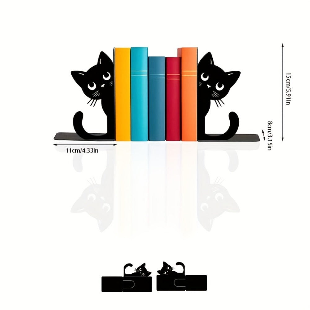 Katzen-Themen Metall Buchstützen