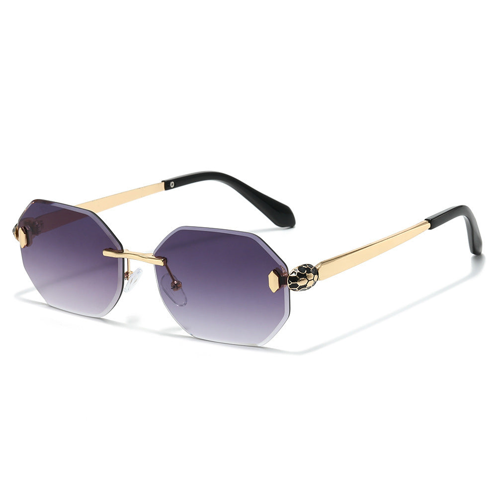 Avant-Garde Geometric Sonnenbrille Brehn