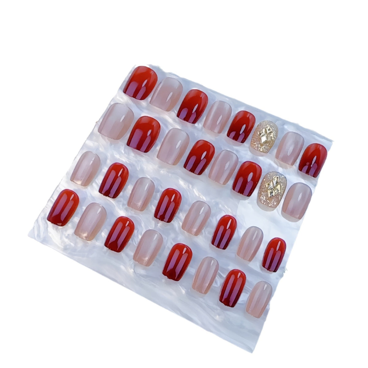 Elegantes Press-On-Nageldesign Brehn