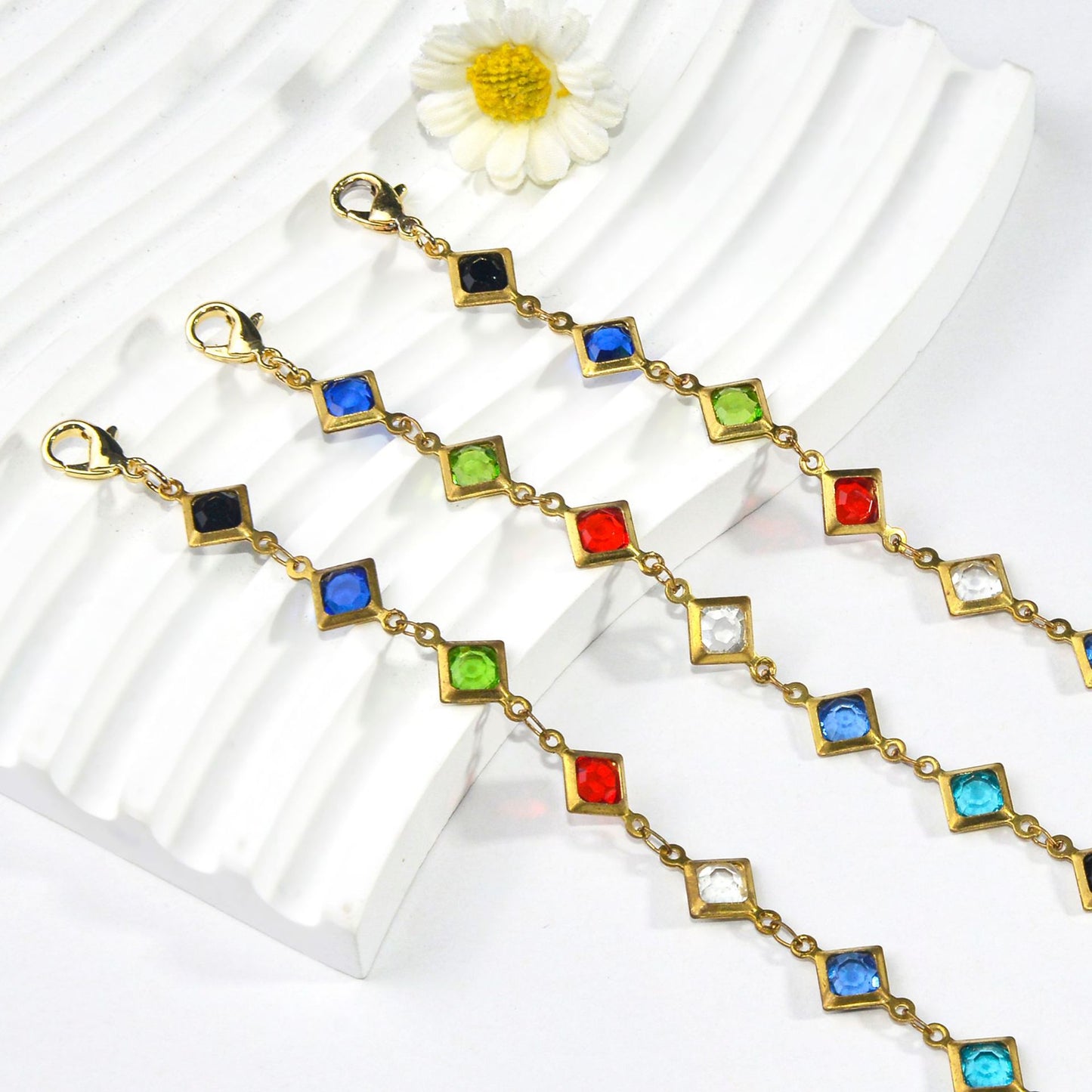 Buntes Edelstein-Kettenarmband Brehn 1788164354