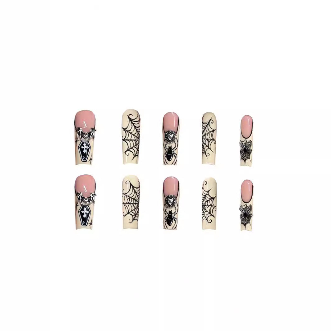 Halloween-Themen Acrylnagelset Brehn