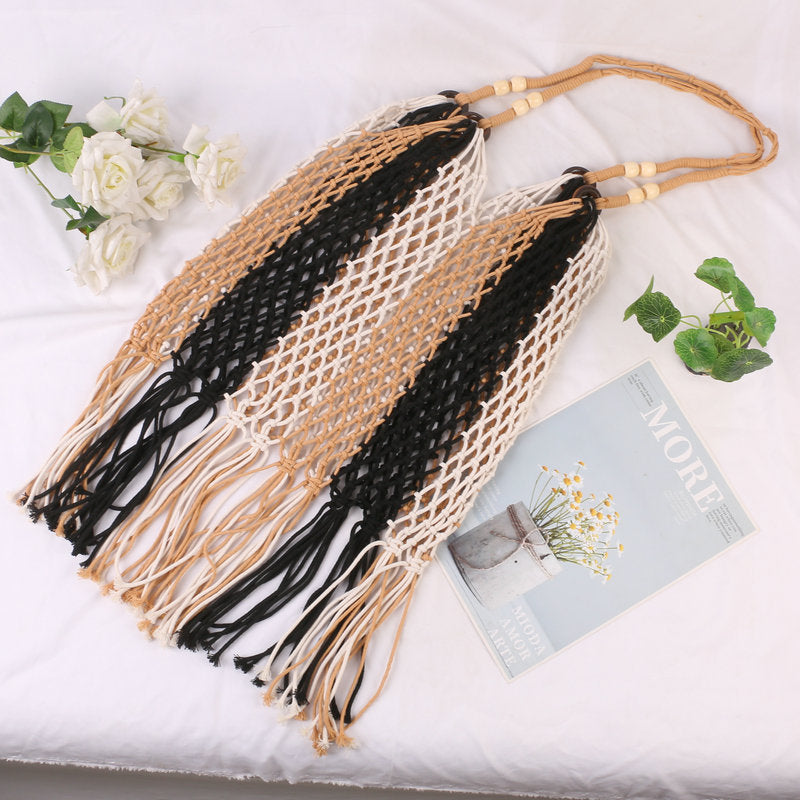 Leichte Makramee-Shopper-Tasche Brehn