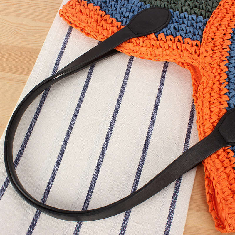 Handtasche Im Modernen Wellenmuster Brehn