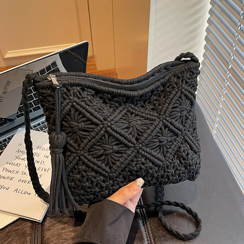 Bohemian Makramee Clutch-Tasche