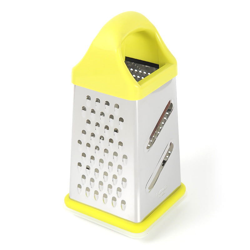 Multifunktionale Edelstahl-Küchenreibe mit Ergonomischem Griff Brehn
