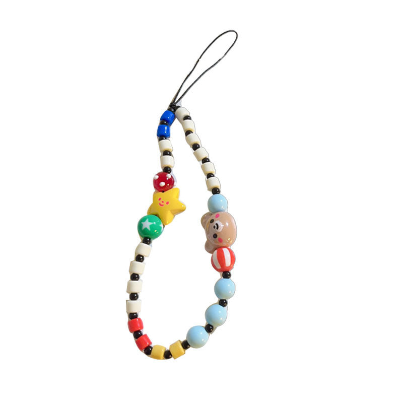 Verspielt Themen Beaded Telefon Charm Brehn