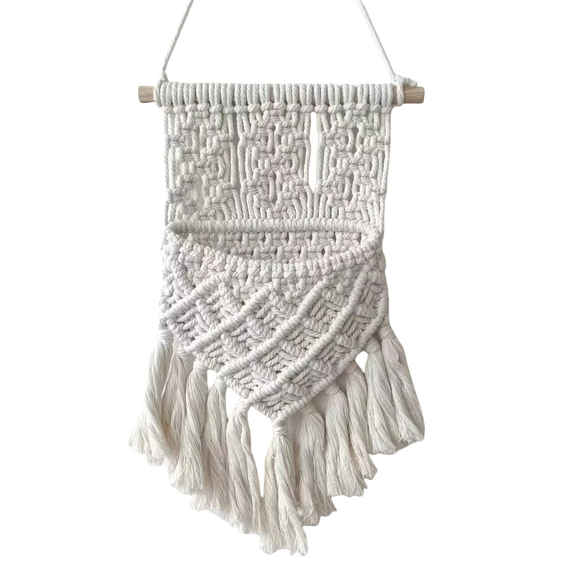 Wandmontierter Macramé Pflanzer Brehn