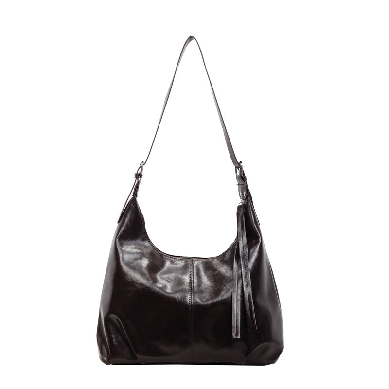 WoLuxurious Weiche Leder Schultertasche Brehn