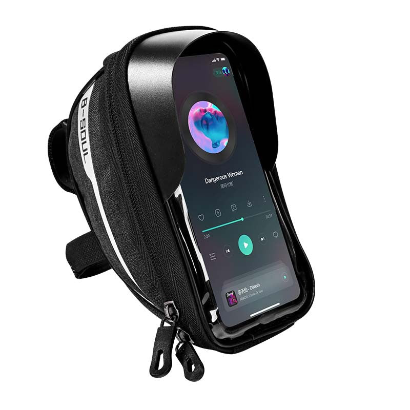 Touchscreen-Lenker-Handytasche mit wasserdichtem Gehäuse und reflektierendem Streifen Brehn