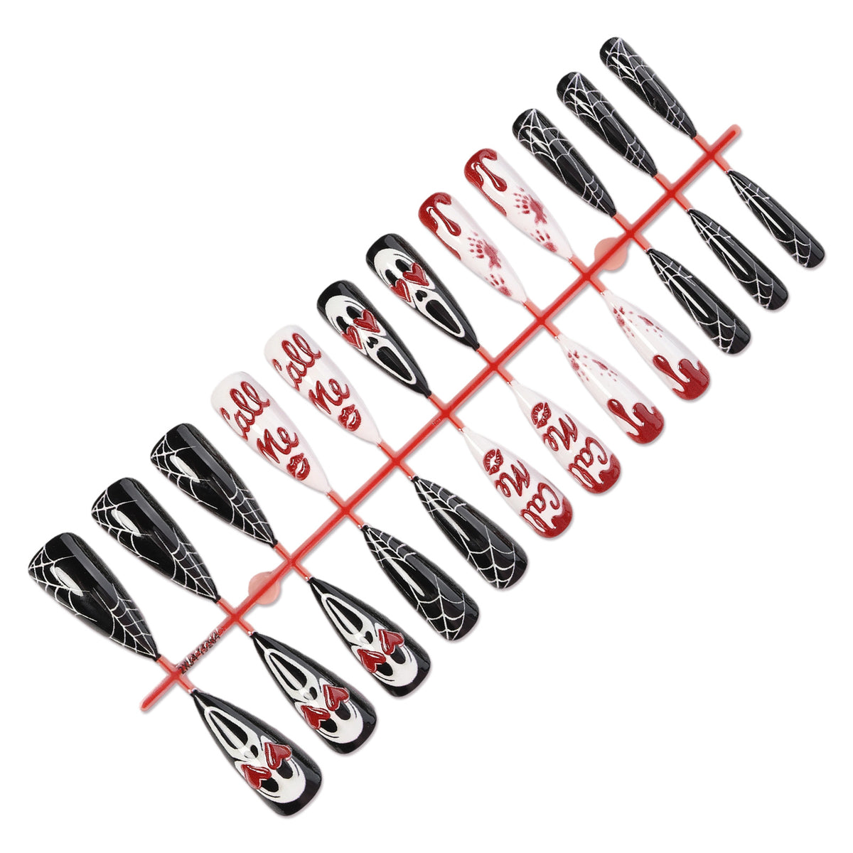 Kreatives Halloween Kunstnagelset Brehn
