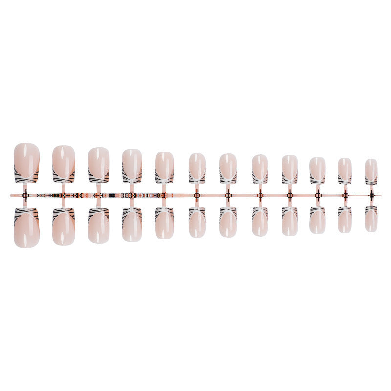Abstract Pattern Press-On Nails Brehn
