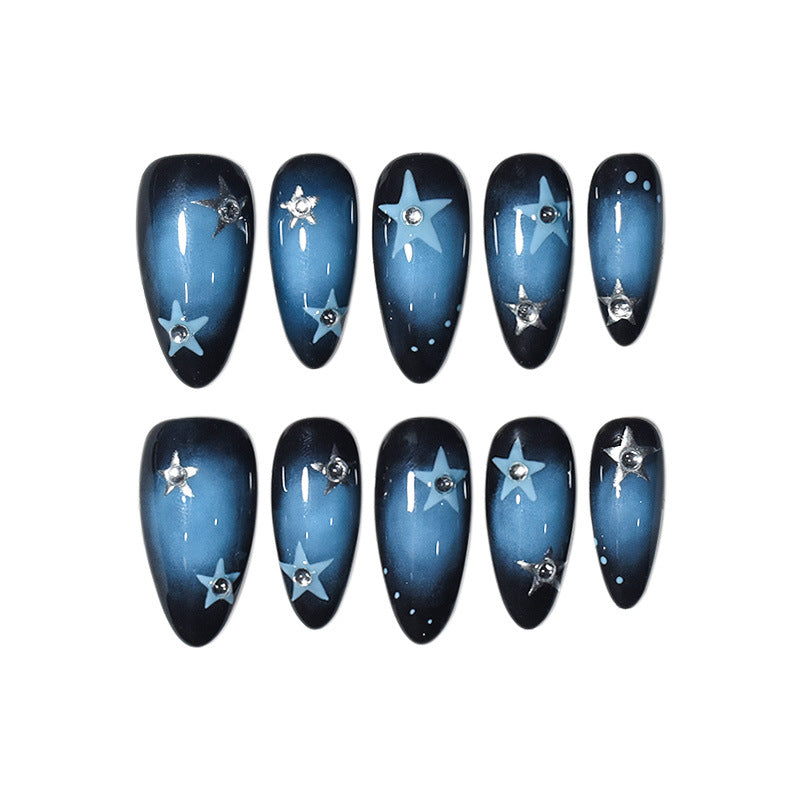 Dekorative Sternen-Nagelkunst Verlängerungen Brehn